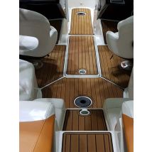 2400*1200mm Boat Flooring Sheet EVA Foam Marine Faux Teak Decking Carpet Mats Non Slip Pontoon Brown Self Adhesive Yacht Pats