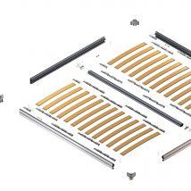 MOBORV 12V 24V Electric Bed Lift System for RV Caravan Motorhome & Camping Made of Durable Aluminum Bed Frame