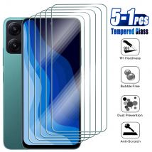 5-1 szt. Szkło hartowane dla Xiaomi Redmi 8 9 10 12 13 4G 5G 13R 12c 10c 10x 9c 9A 9T 8A Ochrona ekranu dla Redmi 9AT