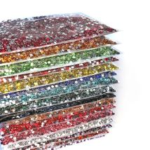 Großhandel Gelee AB Harz Nicht Hot Fix Strass Cтразы Flatback Kunststoff Kristalle Strass Glitters Stein Groß Große Paket für DIY