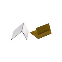 10pcs Copper Label Holder Rack Poster Card Note Memo Price Tag Display Menu Stand Countertop Sign Clip Base
