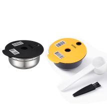 60 ml / 180 ml wiederverwendbare Kaffeekapseln für BOSCH-s Maschine Tassimo nachfüllbarer Filter Edelstahl Maker Pod Geburtstagsgeschenk
