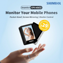 Shimbol CP5 Mini 2 Telefono Selfie Monitor HD Selfie Schermo tascabile per iPhone Selfie Vlog Live Stream per Selfie con fotocamera posteriore
