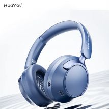 HaaYot ANC Wireless Headphones Bluetooth 6.0 HIFI Level 42dB Adaptive Noise Cancelling Spatial Audio Foldable Over Ear Headsets