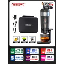 Macchina da caffè portatile HiBREW per auto e casa, macchina da caffè Expresso DC12V adatta per Nexpresso Dolce Pod Capsule Coffee Powder H4A