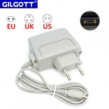 Caricatore da viaggio per casa da parete Adattatore di alimentazione CA 100-240 V per Nintendo New 3DS 2DS XL LL DSi - Spina UE/USA/Regno Unito
