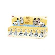 POP MART Labubu The Monsters Pin for Love Series Vinyl Plush Pendant Blind Box Toys Kawaii Anime Action Figure Surprise Mystery