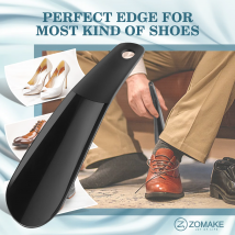 Professional Shoe Lifter Black Plastic Shoe Horn Lazy Shoe Helper High Quality Anti-Slip Shoe Horns For Elderly Shoe Accessorie