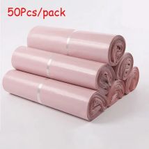 New Light Pink PE Plastic Self-seal Mailbag Poly Envelope Waterproof Postal Courier Bag Waterproof Packaging Postal Bags