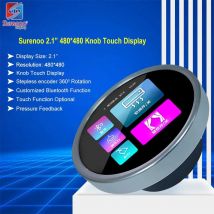 2,1 Zoll 480*480 Rundes Drehknopf-IPS-Serielles-UART-UI-LCD-Modul mit Kapazitivem Touchpanel-Display und Schalttasten