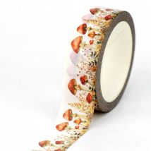 NUOVO 1PC 10M Decor Vintage Fata Funghi Foglie Washi Nastro per Scrapbooking Viaggio Nastro Adesivo Adesivo Carino Papeleria
