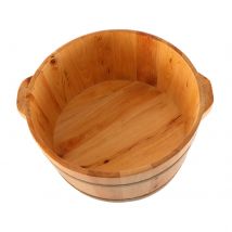 Foot Tub Foot Soaking Tub Wood Portable Foot Bath Bucket Foot Footbath Bucket for Home Foot SPA Bathroom Women Men Soaking Feet