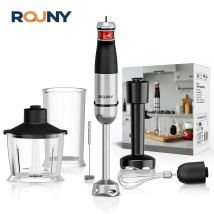 Frullatore elettrico manuale 6 in 1, frullatore multiuso ad immersione, lame in acciaio inossidabile, casa e cucina, MAX 1500 W