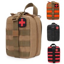 Hot!Tactical Hunting EDC Molle Pouch Outdoor Survival Emergency Medical Kit IFAK Waist Pack Bag First aid kit Hiking Accessories