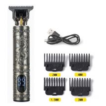 Display LCD T9 Capelli elettrici 0mm Rasoio per capelli Trimer Elettrodomestici Viaggi Barbiere Rasoi Macchina da barba per uomo Trimmer Uomo