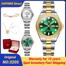 Oupinke 3205 Full Diamond Damen mechanische Uhr importiert Automatik werk Luxusmarke Saphirglas Uhr für Frauen