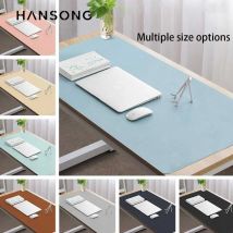 Large Size Office Desk Protector Mat PU Leather Waterproof Mouse Pad Desktop Keyboard Desk Pad Gaming Mousepad PC Accessories
