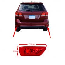 L lub R Tylna Lampa Zderzaka do Jeep Compass Grand Cherokee 57010717ac Światła Przeciwmgielne do Dodge Journey 11-16 Obudowa Reflektora