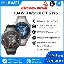 HUAWEI Watch GT 5 Pro 46mm Smartwatch kompatybilny z iOS i Android Ceramiczny i tytanowy zegarek 9 dni pracy na baterii IP68