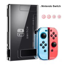 Transparente kristall klare Hartsc halen hülle Schutz für Nintendo Switch ns Konsole Joy-Con Griff Griff Spiele konsole