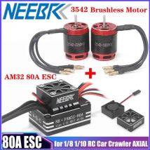 NEEBRC AM32 80A Metall ESC 3542 1850KV 2250KV Bürstenlosen Motor Combo für 1/8 1/10 RC Auto Crawler AXIAL SCX10 TRAXXAS Upgrade Teile