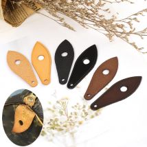 2 Stück DIY Echtleder Zip Puller Ersatz Reißverschlussköpfe für Nano Speedy Gepäck Rucksack Jacke Koffer Tasche Zubehör