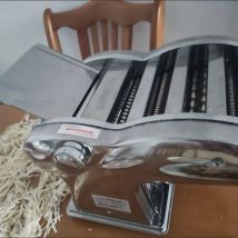 Elektrische Nudel Edelstahl Teigausrollmaschine Teigroller Automatische Nudelmaschine Maschine