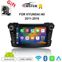 CHSTEK Auto Radio Für Hyundai i40 2011-2019 Android 13 Carplay 12 + 256G Multimedia Navigation Bluetooth WIFI 4G Automotiva Stereo