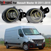 2 X Angel Eye Gruppo fendinebbia 30W Paraurti anteriore per auto Lente LED Fendinebbia Lampada diurna DRL 12V per Renault Master 3/III 2011-2019