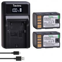 BN-VF815 BN-VF815U BNVF815 Batterie + LED USB Ladegerät für JVC GR-D720US GR-D728 GR-D750US GR-D771 GR-D720 GR-D740US Batterie