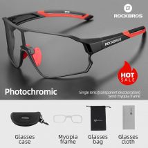 ROCKBROS okulary rowerowe fotochromowe MTB Road okulary rowerowe UV400 okulary przeciwsłoneczne