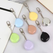 Colorful Keychain Empty Makeup Compact Diy Refill Case With Aluminum Tray Portable Cosmetic Storage Small Blush Container