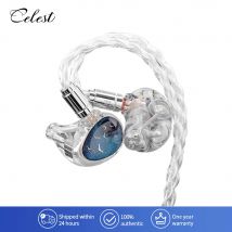 Nuove cuffie Celest Phoenixcall 1DD+2BA+2 Driver a schermo piatto Auricolari in-ear Monitor 5 driver ibridi Cuffie per cavo IEM