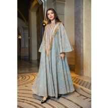 Marokko Party kleid für Frauen muslimische Abaya Mesh Pailletten Jalabiya Dubai Abayas Kaftan Abaya Islam Vestidos arabische lange Robe Herbst