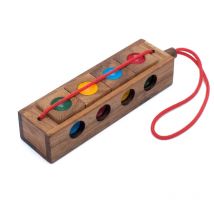 Farbwürfel Holz Denkaufgabe Puzzles für Kinder Erwachsene Tdah IQ Spielzeug Sofort verrückte Juegos De Ingenio Rompecabezas 3D