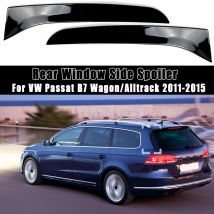 Glänzend schwarz für Passat B7 Wagon/Alltrack 2011–2015, vertikaler Auto-Heckscheiben-Seitenspoiler, Canards-Splitter
