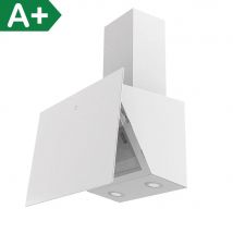 Cappa da cucina Topstrong montata a parete con display touch in vetro da 60 cm con velocità di estrazione di 700 m3/h e filtri lavabili EUGV1360W