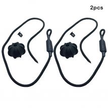 2 pezzi cinghie per mensole posteriori per auto cavo di fissaggio a sfera portellone del veicolo cordino per bagagliaio pacchetto di stoccaggio vassoio coperchio corda imbracatura in nylon