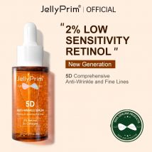 Jellyprim Retinol Serum do Twarzy Przeciwzmarszczkowe Przeciwstarzeniowe Redukujące Drobne Linie Liftingujące Ujędrniające Serum Pielęgnacja Skóry Twarzy