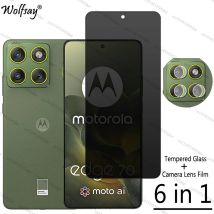 Protezione dello schermo privacy per Motorola Moto X70 Air Vetro temperato anti-spia per Moto X70 Air Camera Glass per Moto X70 Air Glass