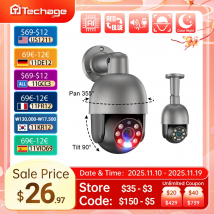 Techage UHD 4K 8MP 4MP 5MP IP Camera Red-Blue Light Alert Human Detection  POE Security Protection Video Surveillance Camera