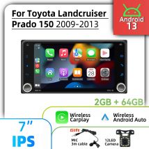 For Toyota Landcruiser Land Cruiser Prado 150 2009-2013 Carplay Autoradio 2 Din Android Radio 7" Stereo Car Multimedia Head Unit