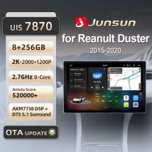 Junsun V3 Plus 2K Wireless CarPlay Android Auto Car sistemi intelligenti per Renault Duster 2015-2020 per LADA Largus Autoradio