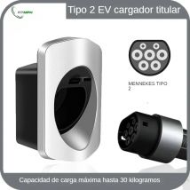 Soporte de cargador FITMPH Type2 EV elegante IEC62196-2 organizador de cables de carga soporte de enchufe elegante Wallbox EV soporte de cargador Type2