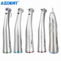 AZDENT Dental-Handstück mit niedriger Geschwindigkeit, 1:5, 1:1, Glasfaser-LED-Winkelstück,
