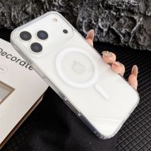 Neue transparente Hülle Senior Original magnetische Magsafe für iPhone 17 Pro Max 17 AIR 16 16 E 15 14 13 12 11 klare Acrylabdeckung
