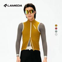 LAMEDA Fahrradweste, winddicht, wasserdicht, ärmellos, Fahrradjacken, leicht, für Herren, Rennrad, Trikot, Fahrradbekleidung
