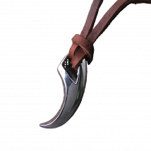 Never Fade Wolf Fang Tooth Spike Pendant Necklace Men Women Animal Tooth Leather Rope Necklace Fashion Fitness Jewelry