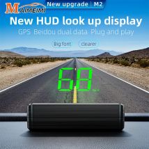 M2 GPS Head Up Display Auto Tacho Universal GPS Für HUD Große Schrift Digitale Geschwindigkeit Gauge KMH MPH Auto Elektronik für Alle Autos