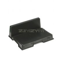 Pcb Rack Storage Anti-static Black Plastic Antistatic L-shape Tray Stackable Holder Electronic Components Storage Stand